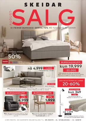Skeidar-katalog i Bergen | Skeidar Kundeavis | 2025-07-28T00:00:00.000Z - 2025-09-09T00:00:00.000Z