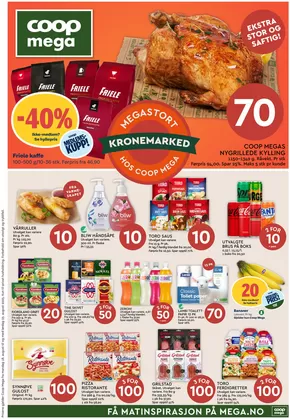 Coop Mega-katalog i Bodø | Nye tilbud å oppdage | 2025-08-18T00:00:00.000Z - 2025-08-24T00:00:00.000Z