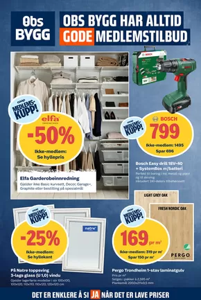 Obs Bygg-katalog i Namsskogan | Flott tilbud for kuppjegere | 2025-08-17T00:00:00.000Z - 2025-08-31T00:00:00.000Z