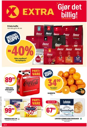 Coop Extra-katalog i Namsskogan | Aktuelle tilbud og kampanjer | 2025-08-18T00:00:00.000Z - 2025-08-24T00:00:00.000Z