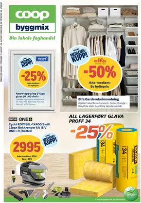 Coop Byggmix-katalog | Våre beste kupp | 2025-08-18T00:00:00.000Z - 2025-08-31T00:00:00.000Z