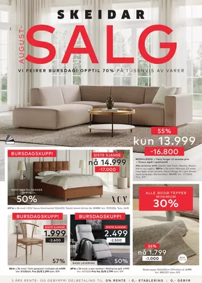Skeidar-katalog i Bodø | Skeidar Kundeavis | 2025-07-28T00:00:00.000Z - 2025-09-09T00:00:00.000Z