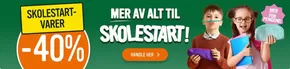 Ark Bokhandel-katalog i Sandefjord | Skolestart-varer -40% | 2025-08-20T00:00:00.000Z - 2025-09-14T00:00:00.000Z