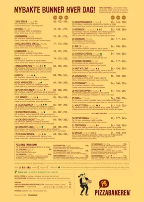Pizzabakeren-katalog i Molde | Menu | 2025-08-20T00:00:00.000Z - 2025-12-31T00:00:00.000Z