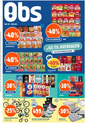 Obs-katalog i Nesbyen | Topptilbud for alle kuppjegere | 2025-08-24T00:00:00.000Z - 2025-08-30T00:00:00.000Z