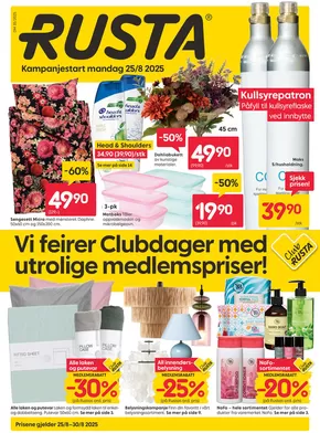 Rusta-katalog i Narvik | Rusta Kundeavis | 2025-08-25T00:00:00.000Z - 2025-08-30T00:00:00.000Z