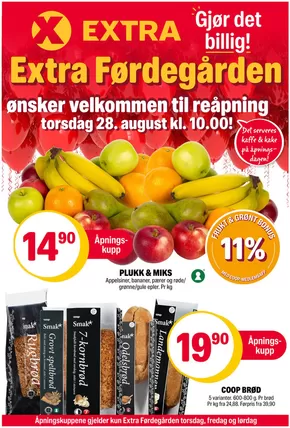 Coop Extra-katalog i Askim | Spar nå med våre tilbud | 2025-08-25T00:00:00.000Z - 2025-08-31T00:00:00.000Z