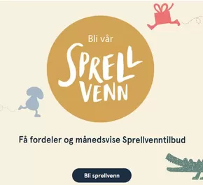 Sprell-katalog i Kongsberg | Sprell venn | 2025-08-27T00:00:00.000Z - 2025-09-10T00:00:00.000Z