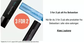 3 for 2 på alt fra Sebastian