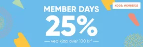 Panduro-katalog i Vadsø | Member days 25% | 2025-08-29T00:00:00.000Z - 2025-08-31T00:00:00.000Z