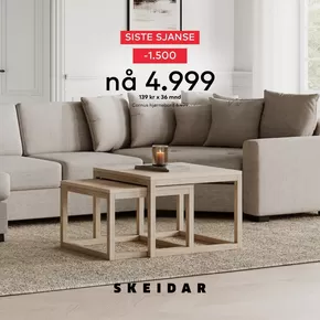Skeidar-katalog i Steinkjer | Topptilbud for alle kuppjegere | 2025-08-31T00:00:00.000Z - 2025-09-14T00:00:00.000Z