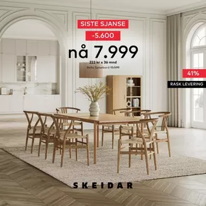 Skeidar-katalog i Oslo | Flott tilbud for alle kunder | 2025-09-01T00:00:00.000Z - 2025-09-15T00:00:00.000Z