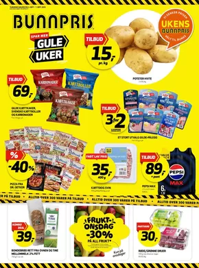 Bunnpris-katalog i Oppdal | Attraktive spesialtilbud for alle | 2025-09-01T00:00:00.000Z - 2025-09-07T00:00:00.000Z