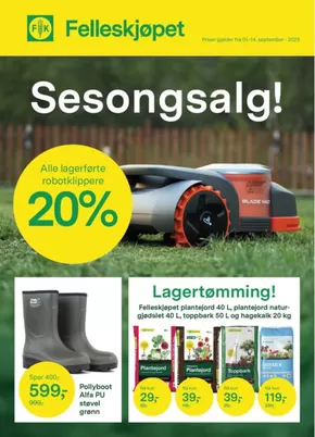 Felleskjøpet-katalog i Hamar | Felleskjøpet Kundeavis | 2025-09-01T00:00:00.000Z - 2025-09-14T00:00:00.000Z