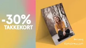 Elite Foto-katalog i Tvedestrand | -30% takkekort | 2025-09-01T00:00:00.000Z - 2025-09-15T00:00:00.000Z
