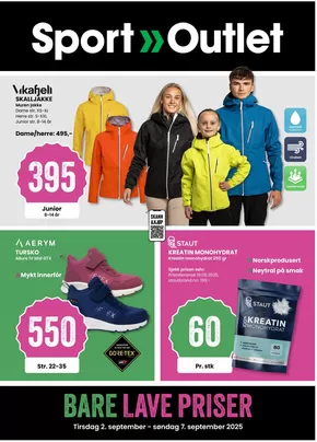 Sport Outlet-katalog i Porsgrunn | Våre beste tilbud for deg | 2025-09-02T00:00:00.000Z - 2025-09-07T00:00:00.000Z