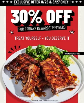 TGI Fridays-katalog i Gjøvik | Nye tilbud å oppdage | 2025-09-05T00:00:00.000Z - 2025-09-19T00:00:00.000Z