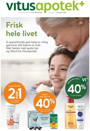 Vitusapotek-katalog i Aurskog | Vitusapotek Kundeavis | 2025-09-08T00:00:00.000Z - 2025-09-22T00:00:00.000Z