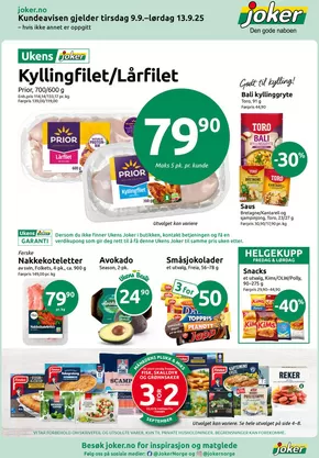 Joker-katalog i Risøyhamn | Joker Kundeavis | 2025-09-08T00:00:00.000Z - 2025-09-22T00:00:00.000Z
