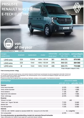 Renault-katalog i Sandnes | RENAULT MASTER E-TECH ELECTRIC | 2025-09-09T00:00:00.000Z - 2025-09-23T00:00:00.000Z