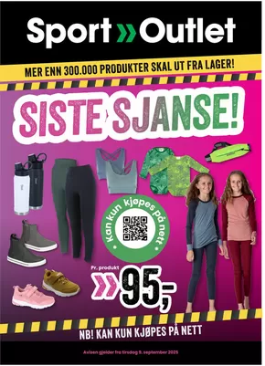 Sport Outlet-katalog i Verdal | Stort utvalg av tilbud | 2025-09-09T00:00:00.000Z - 2025-09-23T00:00:00.000Z