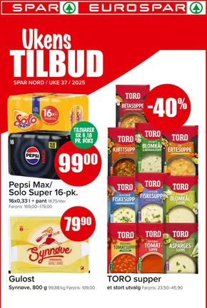 Eurospar-katalog | Topptilbud for smarte sparere | 2025-09-09T00:00:00.000Z - 2025-09-23T00:00:00.000Z
