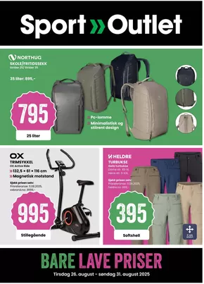 Sport Outlet-katalog i Lyngdal | Attraktive spesialtilbud for alle | 2025-09-10T00:00:00.000Z - 2025-09-24T00:00:00.000Z