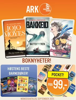 Ark Bokhandel-katalog | Boknyheter! | 2025-09-10T00:00:00.000Z - 2025-09-30T00:00:00.000Z