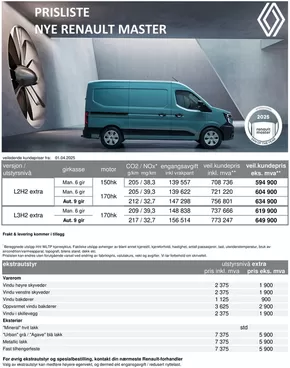 Renault-katalog i Sandnes | RENAULT MASTER | 2025-09-12T00:00:00.000Z - 2025-09-26T00:00:00.000Z
