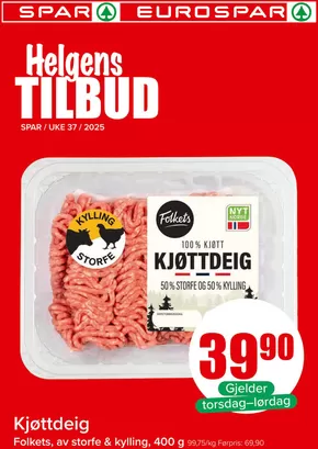 Eurospar-katalog i Tomasjord | Nye tilbud å oppdage | 2025-09-12T00:00:00.000Z - 2025-09-26T00:00:00.000Z