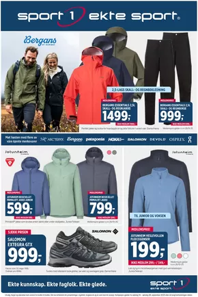 Sport 1-katalog i Klepp | Ekte sport | 2025-09-15T00:00:00.000Z - 2025-09-28T00:00:00.000Z