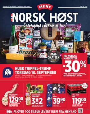 Meny-katalog i Kløfta | Meny Kundeavis | 2025-09-16T00:00:00.000Z - 2025-09-30T00:00:00.000Z
