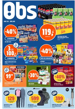 Obs-katalog | Spar nå med våre tilbud | 2025-09-16T00:00:00.000Z - 2025-09-30T00:00:00.000Z