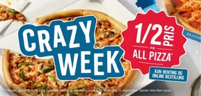 Domino's Pizza-katalog i Henningsvær | Crazy week | 2025-09-17T00:00:00.000Z - 2025-09-21T00:00:00.000Z