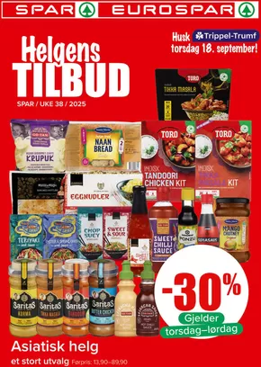 Eurospar-katalog i Notodden | Aktuelle spesialkampanjer | 2025-09-18T00:00:00.000Z - 2025-10-02T00:00:00.000Z