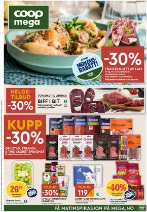 Coop Mega-katalog i Lillestrøm | Topptilbud og rabatter | 2025-09-22T00:00:00.000Z - 2025-09-28T00:00:00.000Z
