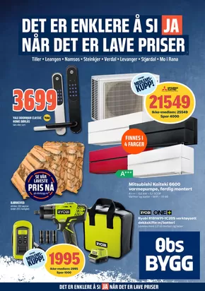 Obs Bygg-katalog i Narvik | Rabatter og kampanjer | 2025-09-21T00:00:00.000Z - 2025-10-05T00:00:00.000Z