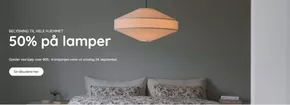 50% på lamper