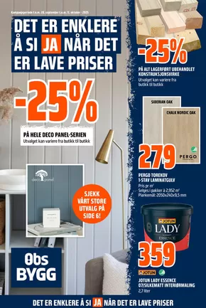 Obs Bygg-katalog i Moss | Obs Bygg Kundeavis | 2025-09-28T00:00:00.000Z - 2025-10-12T00:00:00.000Z
