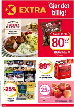 Coop Extra-katalog i Nærbø | Coop Extra Kundeavis | 2025-09-29T00:00:00.000Z - 2025-10-05T00:00:00.000Z