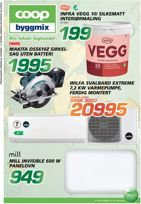 Coop Byggmix-katalog i Finnsnes | Coop Byggmix Kundeavis | 2025-09-29T00:00:00.000Z - 2025-10-12T00:00:00.000Z