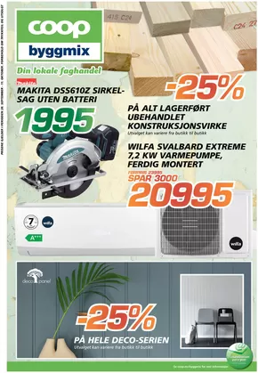 Coop Byggmix-katalog i Stavanger | Topptilbud for smarte sparere | 2025-09-29T00:00:00.000Z - 2025-10-12T00:00:00.000Z