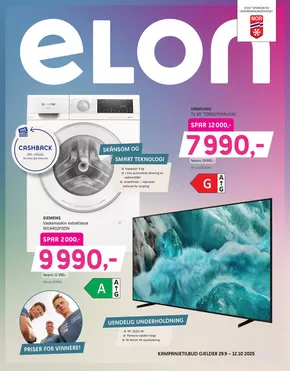 ELON-katalog i Horten | Kampanjetilbud gjelder 29.9-12.10 2025 | 2025-09-29T00:00:00.000Z - 2025-10-12T00:00:00.000Z