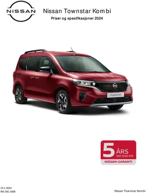 Nissan-katalog i Leira i Valdres | TOWNSTAR Combi Kundeprisliste | 2025-09-29T00:00:00.000Z - 2025-10-13T00:00:00.000Z