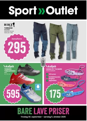 Sport Outlet-katalog i Høyanger | Topptilbud for smarte sparere | 2025-09-30T00:00:00.000Z - 2025-10-14T00:00:00.000Z