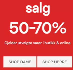 Salg 50-70%