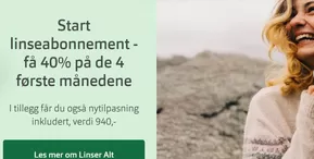 Brilleland-katalog i Os (Hedmark) | Start linseabonnement -få 40% på de 4 første månedene | 2025-09-30T00:00:00.000Z - 2025-12-20T00:00:00.000Z
