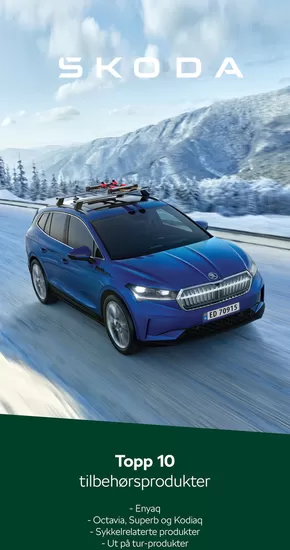 ŠKODA-katalog i Sannidal | Škoda originalt tilbehør: Topp 10 tilbehørsprodukter | 2025-10-03T00:00:00.000Z - 2025-10-17T00:00:00.000Z