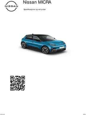 Nissan-katalog i Sannidal | MICRA Kundeprisliste september | 2025-10-04T00:00:00.000Z - 2025-10-18T00:00:00.000Z