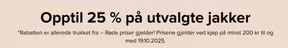 Cellbes-katalog i Fredrikstad | Opptil 25 % på utvalgte jakker | 2025-10-07T00:00:00.000Z - 2025-10-19T00:00:00.000Z